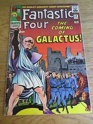 Buy FANTASTIC FOUR #48, 1st APPEARANCE OF SILVER SURFER & GALACTUS • 1,500£