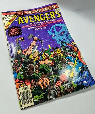 Buy Avengers King Size Annual  #7 |   1977  |  Thanos | Captain Marvel | Jim Starlin • 29.99£