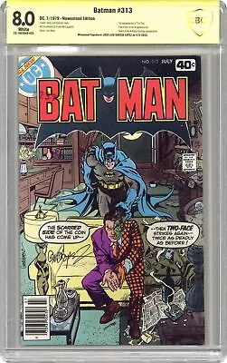 Buy Batman #313 CBCS 8.0 Newsstand SS Jose Luis Garcia-Lopez 1979 22-1653D6D-025 • 100.08£