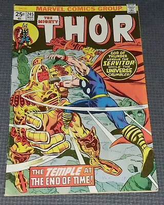 Buy THE MIGHTY THOR #245 (1976) 1st Appearance He Who Remains Kang Loki MVS Intact • 15.98£