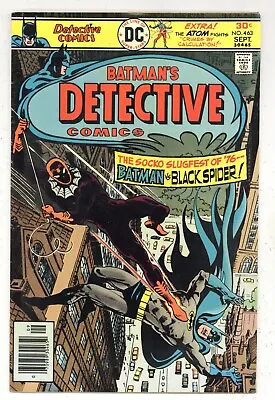 Buy Detective Comics 463 VF- Batman Atom 1st BLACK SPIDER 1st Calculator '76 DC P939 • 23.75£