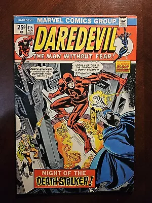 Buy Daredevil #115 Marvel Comics 1974 Bronze Age Early Wolverine App In Ad • 24.12£