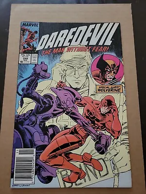 Buy Daredevil #248 NM- 1st App Of Bushwacker Wolverine App Newsstand MCU Marvel 1987 • 14.06£