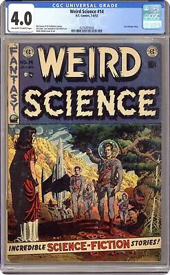 Buy Weird Science #14 CGC 4.0 1952 4276005006 • 463.72£