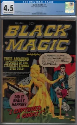 Buy Black Magic #7-cgc 4.5 - 1951 Horror -prize Publ.jack Kirby & Joe Simon Art • 260.01£