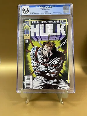 Buy Incredible Hulk #426 CGC 9.6 Marvel 1995 Deluxe Edition Newly Graded • 59.96£