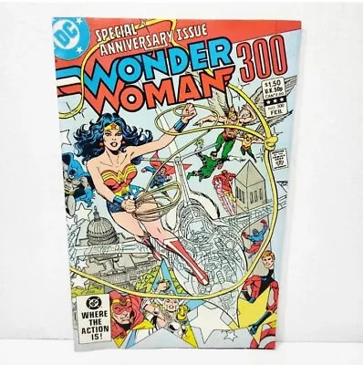 Buy DC Wonder Woman Issue #300 February 1983 Comic Book Special Anniversary • 7.99£