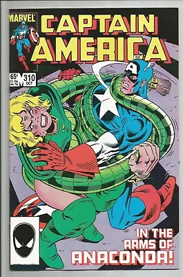 Buy Captain America #310 NM Marvel 1985 1st App Serpent Society + Diamondback MCU • 63.43£