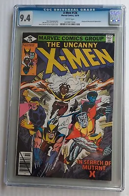Buy Uncanny X-Men #126 CGC 9.4 1979 Marvel Comics WHITE PAGES Mutant X • 143.91£