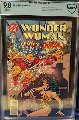 Buy Wonder Woman 107 CBCS 9.8 Wp By John Byrne Free Shipping • 115.93£