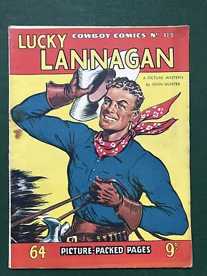 Buy Cowboy Picture Library Comic No. 115 Lucky Lannagan • 8.99£
