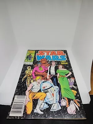 Buy Star Wars #107 Newstand LAST ISSUE (Marvel, 1986) Very Good VINTAGE • 63.54£