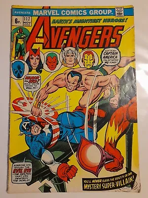 Buy The Avengers #117 Nov 1973 Good/VGC 3.0   Avengers/Defenders War  Part 5 • 4.99£