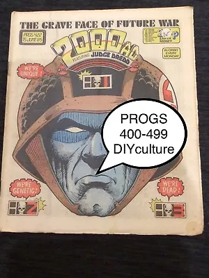 Buy 2000AD — Comic/Prog 400-499 - Judge Dredd - Price/ship Discounts With Quantity • 3.96£