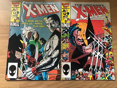 Buy The Uncanny X-Men – Marvel Comics – # 210 & 211 (1986) Both VF • 10.75£