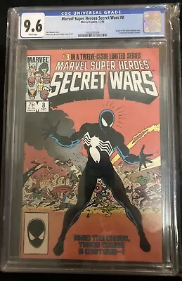 Buy Marvel Super-Heroes Secret Wars 8 CGC 9.6 Origin Black Suit Which Becomes Venom • 197.65£