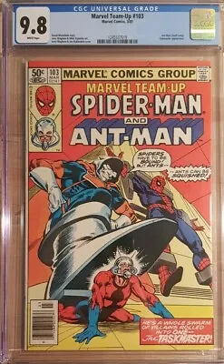 Buy 1981 Marvel Team-Up 103 CGC 9.8 Spider-Man Ant-Man 2nd Taskmaster Cover RARE • 280.55£