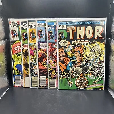 Buy Mighty Thor Issue #’s 241 254 255 257 272 & 276.  (Marvel Comics) (A24)(12) • 15.88£