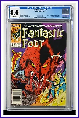 Buy Fantastic Four #277 CGC Graded 8.0 Marvel 1985 Newsstand Edition Comic Book. • 35.98£