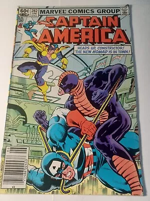 Buy Captain America #282 FN- 1st Nomad Newsstand Marvel Comics C265 • 4.43£