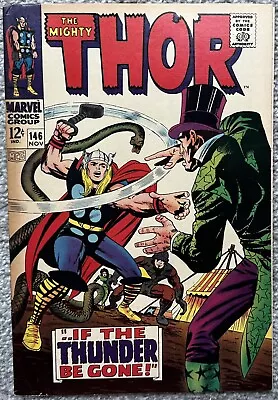 Buy The Mighty Thor Comic #146 (marvel,1967) Silver Age ~ • 47.32£
