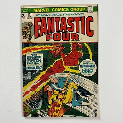 Buy Fantastic Four 131 1st Cameo Appearance Omega Ultimate Alpha (1973, Marvel) • 14.24£