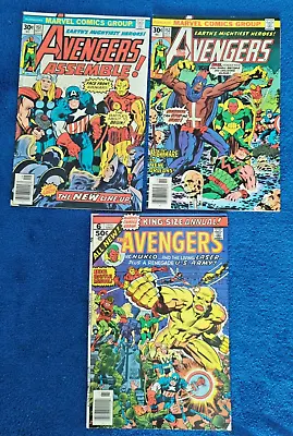 Buy Avengers #151, 152, Ann #6. Marvel 1975-6. Wonder Man! New Team Members! 9.2 Nm- • 47.30£