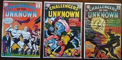 Buy Challengers Of The Unknown  #41 #57 #58   3 Comic Lot  Silver Age High-Mid Grade • 25.30£