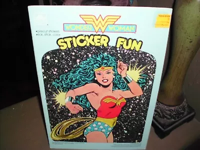 Buy Vintage Wonder Woman Sticker Fun Book Justice League Of America Brand New M 1991 • 24.07£