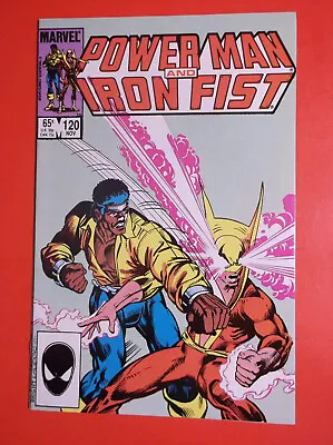 Buy Power Man And Iron Fist # 120 - Nm 9.2/9.4 - Dragonslayer - 1985 Mark Bright • 6.29£