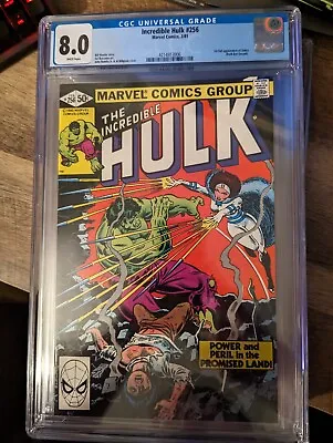 Buy Incredible Hulk 256, CGC 8.0 WP • 59.37£
