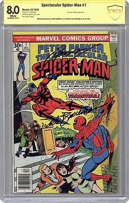Buy Spectacular Spider-Man Peter Parker #1 CBCS 8.0 SS Conway/Buscema 1976 • 251.85£
