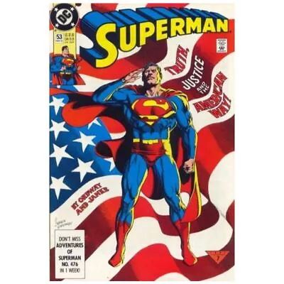 Buy Superman (1987 Series) #53 In Very Fine Condition. DC Comics [f, • 2.54£