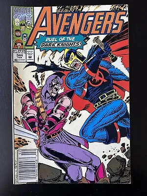 Buy Avengers #344 Feb 1991 Marvel DUEL OF THE DARK KNIGHTS! Comic Book • 2.36£
