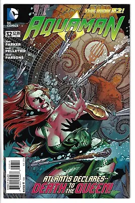 Buy Aquaman #32 (2014) Paul Pelletier Cover • 3.95£