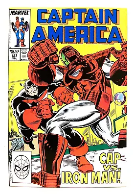 Buy  CAPTAIN AMERICA  Issue #341 (May 1988, Marvel Comics) F.  IRON MAN • 3.15£
