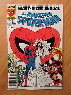 Buy AMAZING SPIDER-MAN ANNUAL #21 (1987) *Key! Newsstand!* (FN—Press!) *White Pgs!* • 11.03£