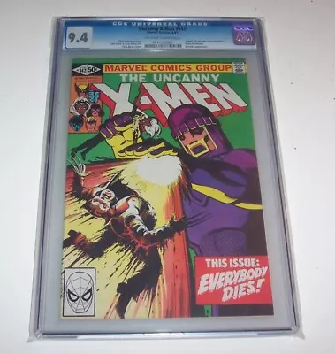 Buy Uncanny X-Men #142 - Marvel 1981 Bronze Age Issue - CGC NM 9.4  • 155.91£