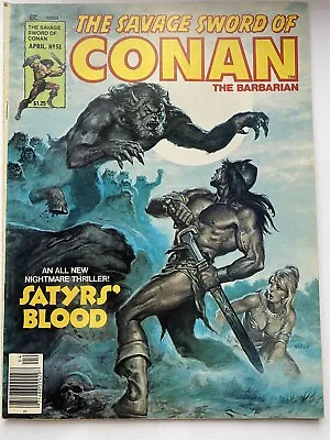 Buy SAVAGE SWORD OF CONAN #51 Curtis Marvel Comics Magazine 1980 VF/NM • 5.95£
