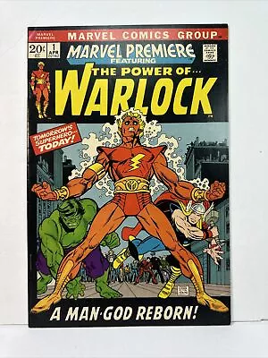 Buy Marvel Premiere #1 Origin /1st Appearance Adam Warlock Bronze Age 1972 VF 8.0 • 158.11£