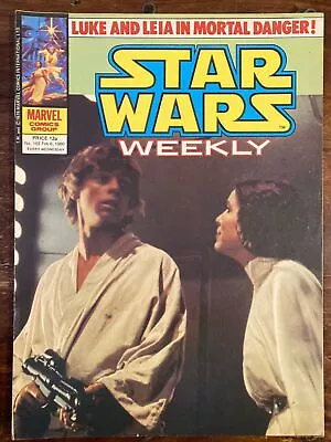 Buy Marvel Star Wars Vintage Comic Weekly Issue 102 • 2.50£
