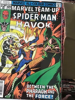 Buy Marvel Team Up Spiderman  #69.  Byrne Art. 1978. 8.0 Vf • 10.95£