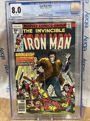 Buy Marvel INVINCIBLE IRON MAN #101 1st Print August 1977 CGC 8.0 Comic Graded • 51.38£