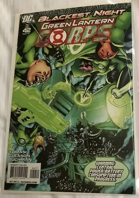 Buy Blackest Night Green Lantern Corps #42 (2010) 1st Printing & Bagged Dc Comics • 3.97£