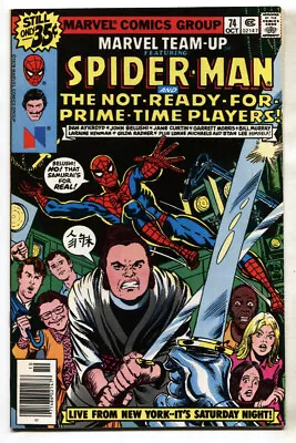 Buy Marvel Team-up #74--Saturday Night Live--John Belushi--comic Book • 39.14£