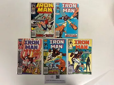 Buy 5 Iron Man Marvel Comic Books # 204 206 207 208 253 Defenders Hulk Thor 53 JS40 • 24.13£