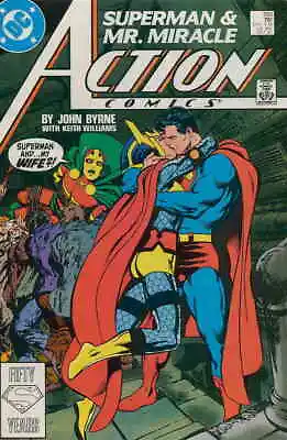 Buy Action Comics #593 FN; DC | Superman Kiss Cover John Byrne - We Combine Shipping • 8.03£
