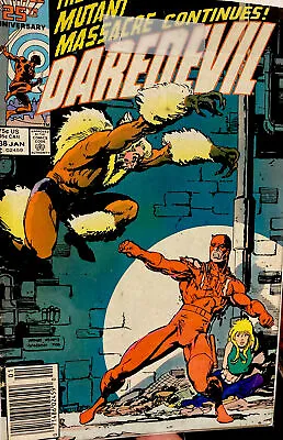 Buy Daredevil: The Mutant Massacre Continues! #238 Jan 1986-marvel 25th Aniversary • 5.45£