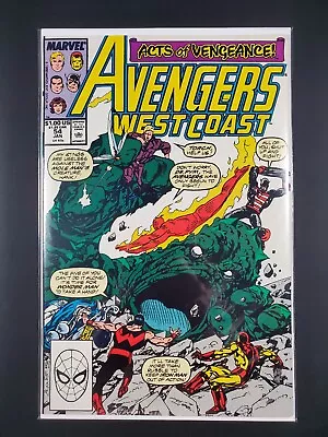 Buy West Coast Avengers #54 Direct Edition Marvel Comics 1990 • 4.74£