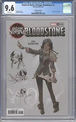 Buy Death Of Doctor Strange Bloodstone #1 - 1st Print 1:10 Variant Guara CGC 9.6 • 31.07£